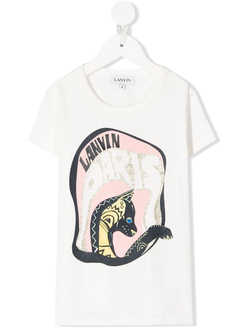 фото Lanvin enfant teen graphic-print cotton t-shirt