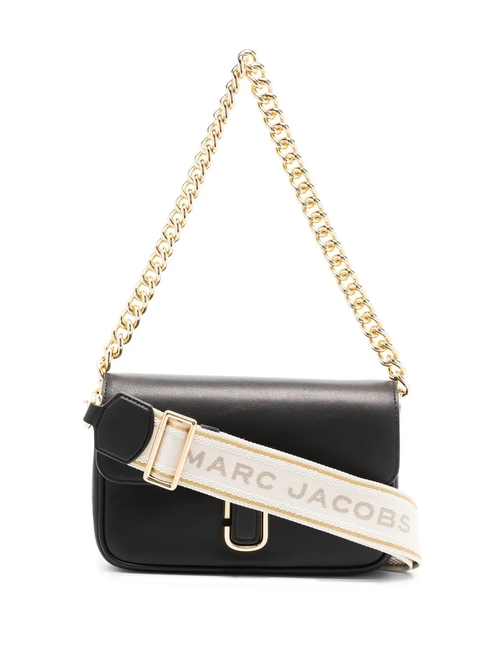 

Marc Jacobs bolsa de hombro The J Marc Soft - Negro