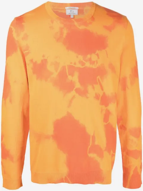 Woolrich suéter tejido con motivo tie-dye