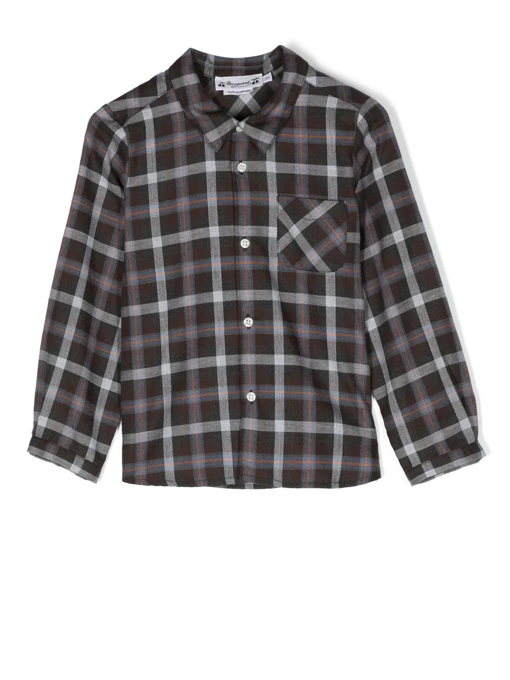 

Bonpoint Malo long-sleeve shirt - Brown