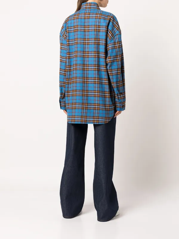Amiri plaid shirt womens Clearance
