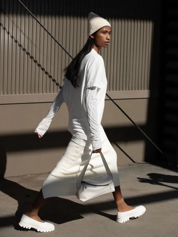 Jil Sander リブニット ビーニー | ニュートラル | FARFETCH JP