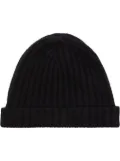 Jil Sander wool beanie hat - Black