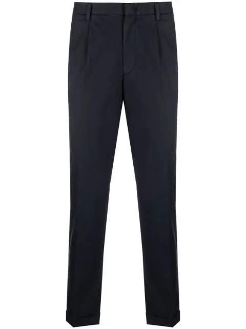 Zegna tapered turn-up cuff trousers