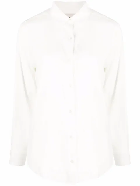 PAULA long-sleeve silk shirt