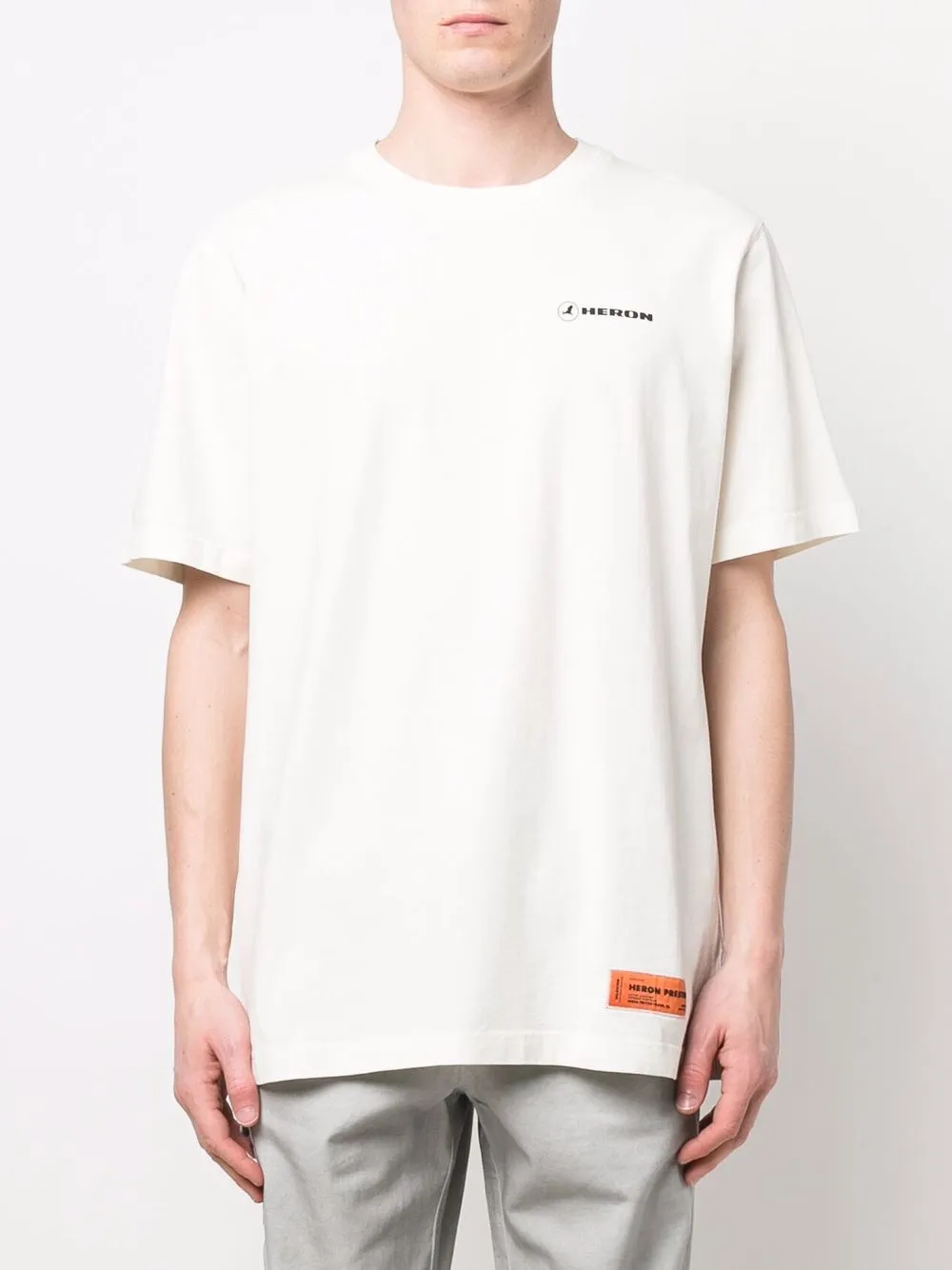 фото Heron preston футболка с надписью