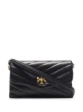 Tory Burch Kira Chevron Chain wallet - Black