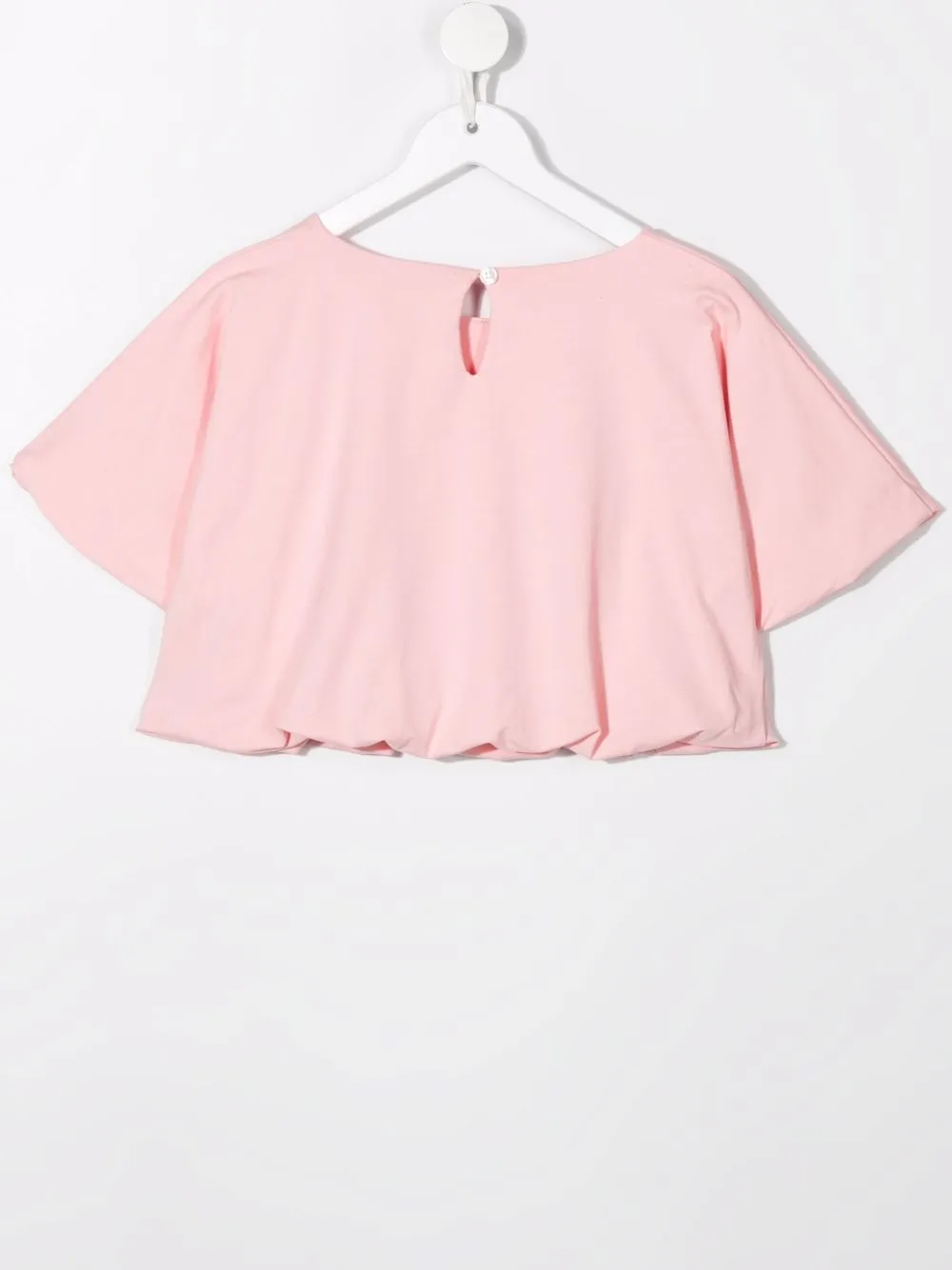 Moschino Kids T-shirt met logoprint - Roze