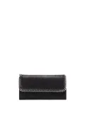 Stella McCartney Falabella continental flap wallet - Black