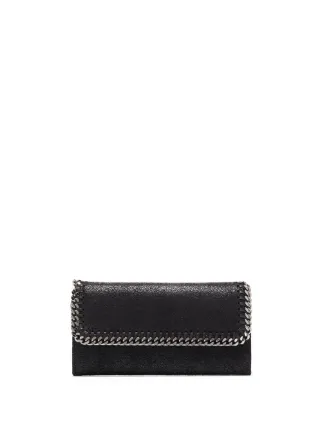 STELLA McCARTNEY スタッズ 長財布 ファラベラ ブラック ステラ Stella McCartney ステラ・マッカートニー ファラベラ 長財布 - FARFETCH