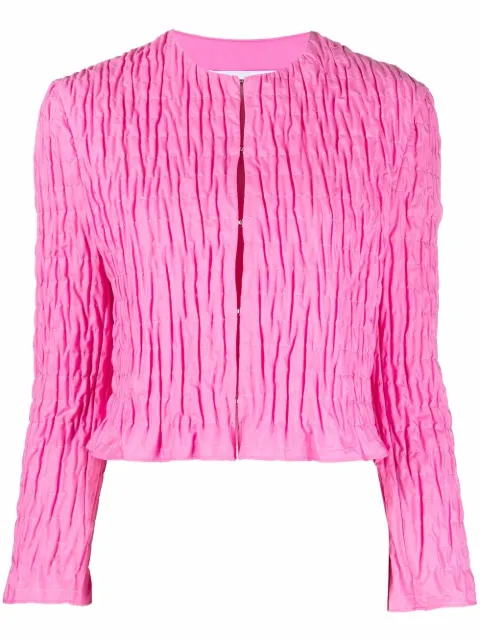 MSGM ruffle-detail blouse
