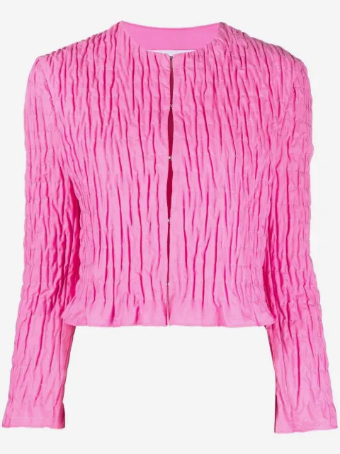 MSGM ruffle-detail blouse