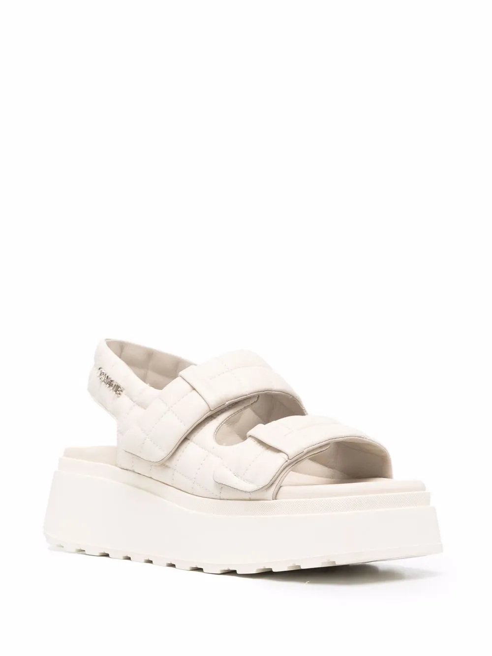 Vic Matie Leren sandalen - Beige