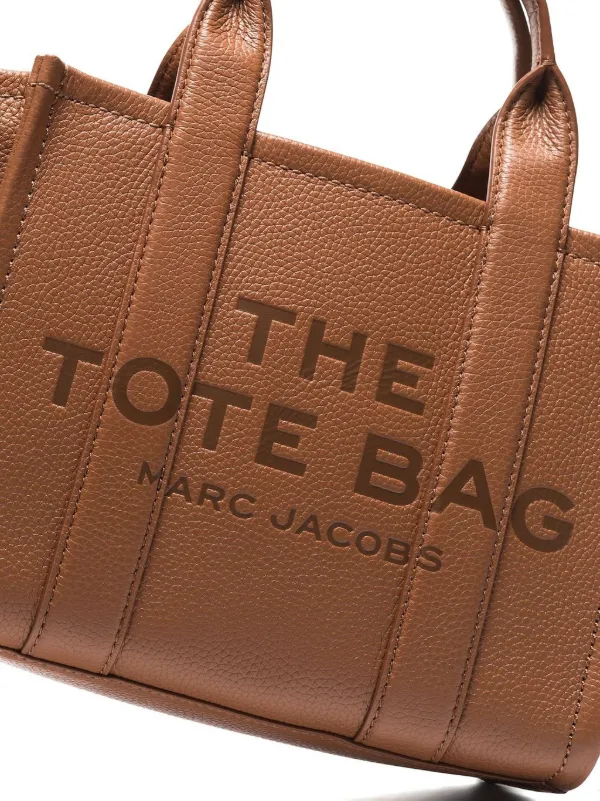 【関税&送料込】Marc Jacobs The Small Tote Grainy Leather Ba Marc Jacobs New The Small Tote Black Shiny Crinkle Leather