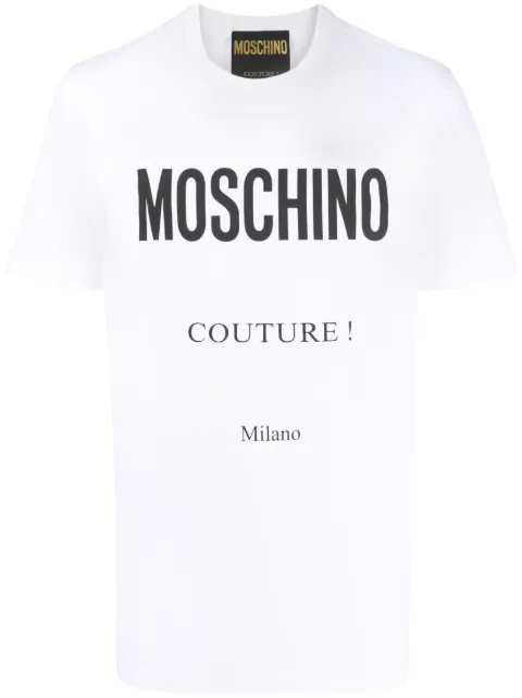 Moschino logo print T-shirt