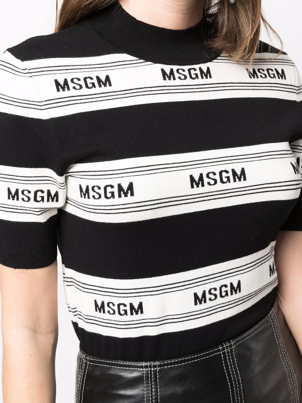 фото Msgm топ с логотипом