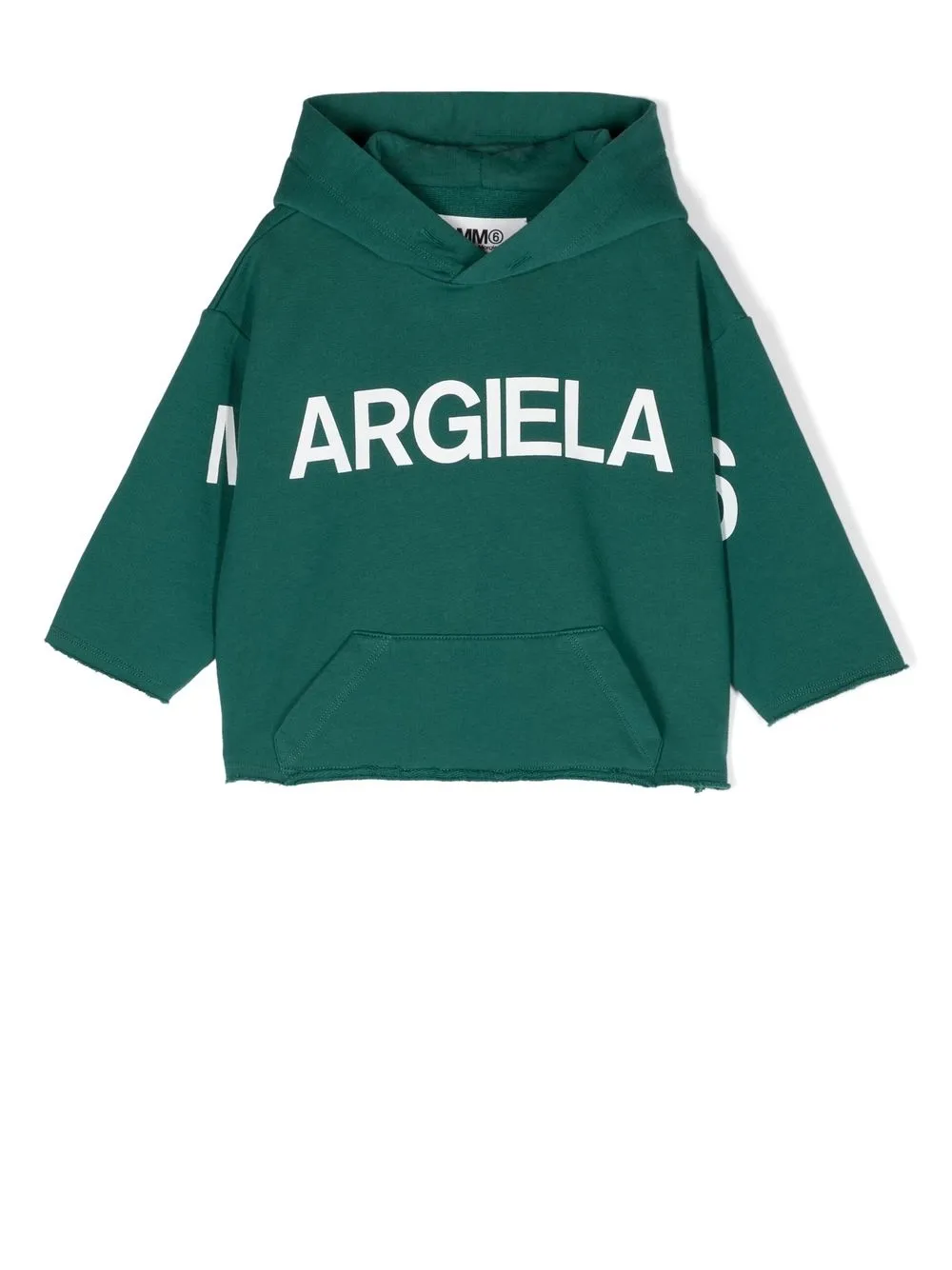 

MM6 Maison Margiela Kids hoodie con logo estampado - Verde