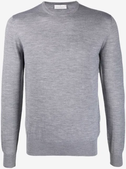 Bruno Manetti crew-neck fine-knit jumper 