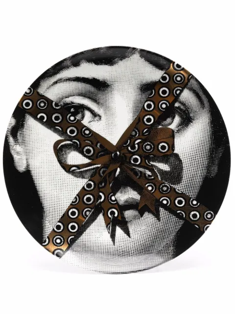 Fornasetti assiette à imprimé Lisa Cavalieri