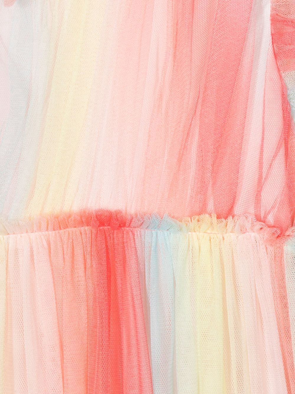 фото Charabia teen stripe-print tulle dress