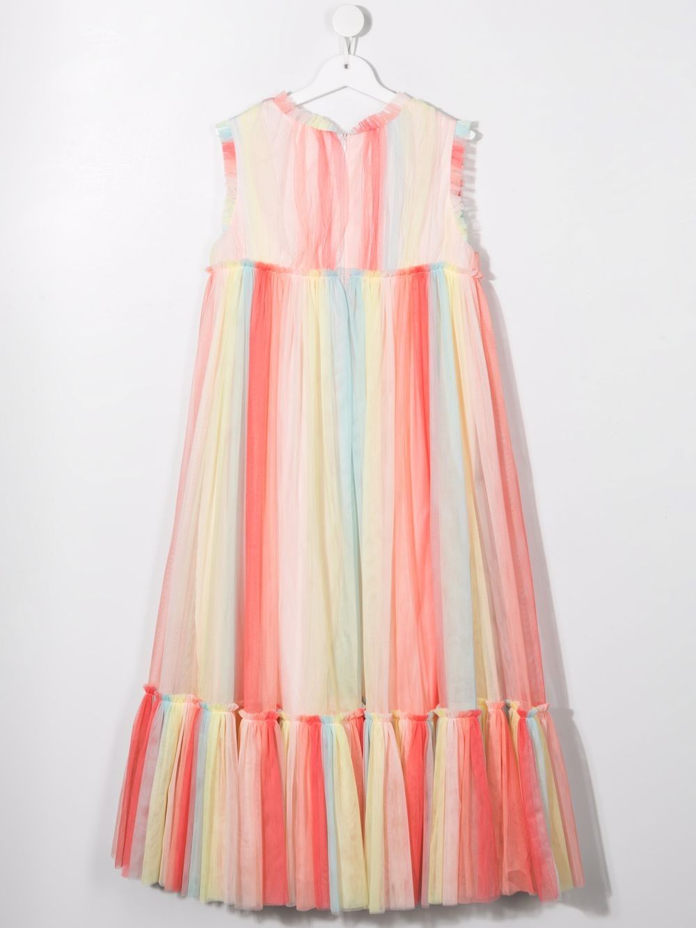 фото Charabia teen stripe-print tulle dress