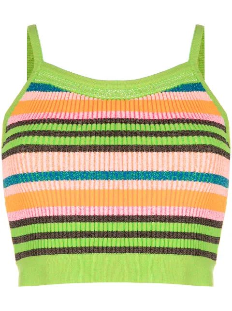 AGR striped racer-back vest