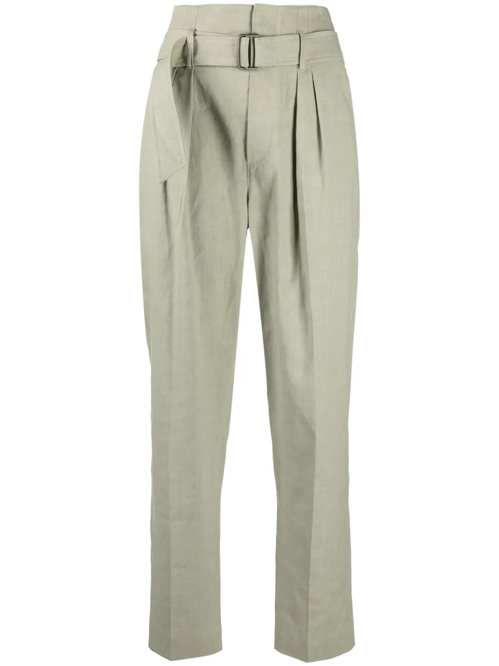 

Brunello Cucinelli pantalones con cinturón - Verde