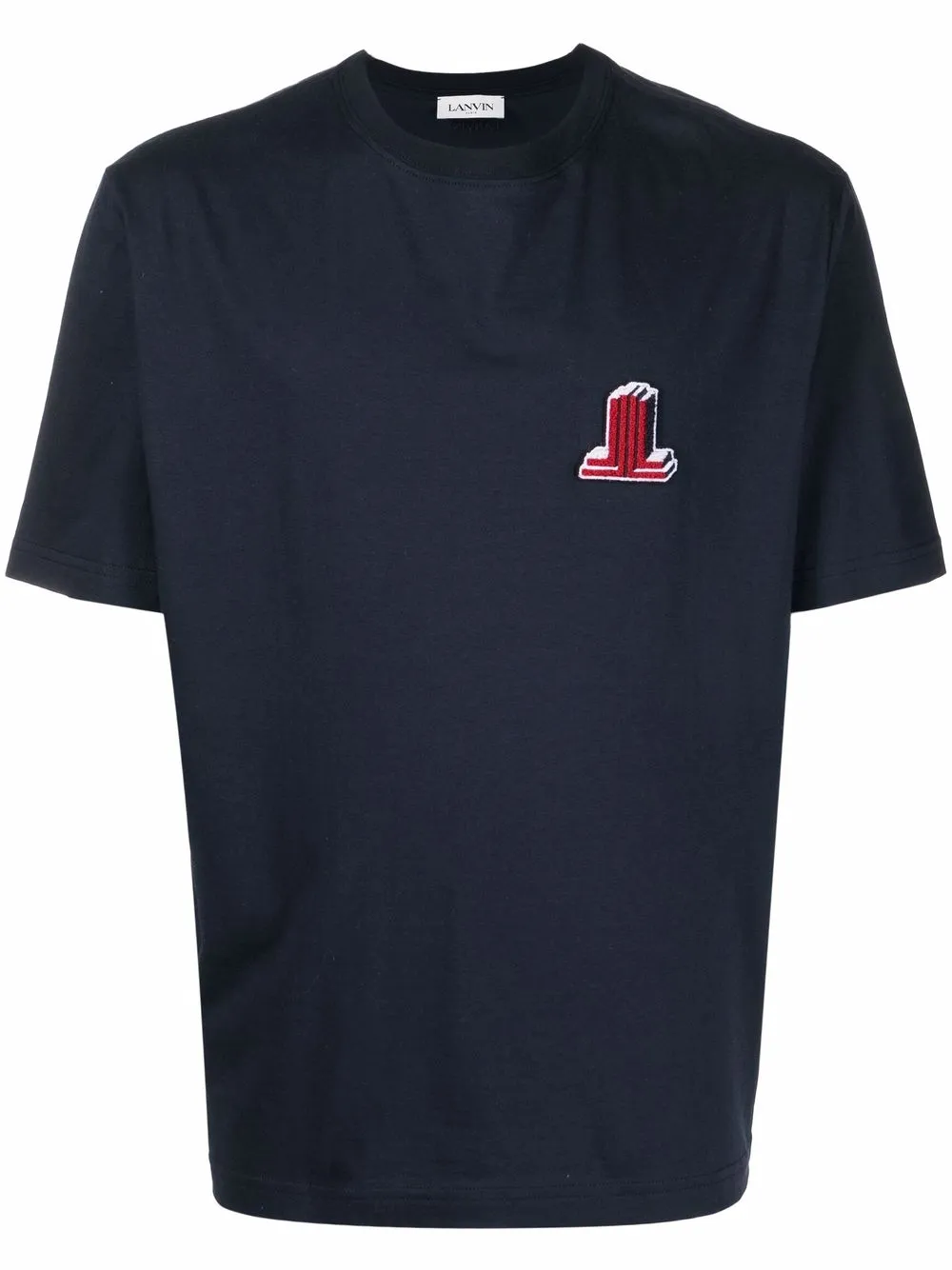 

Lanvin playera con parche del logo - Azul