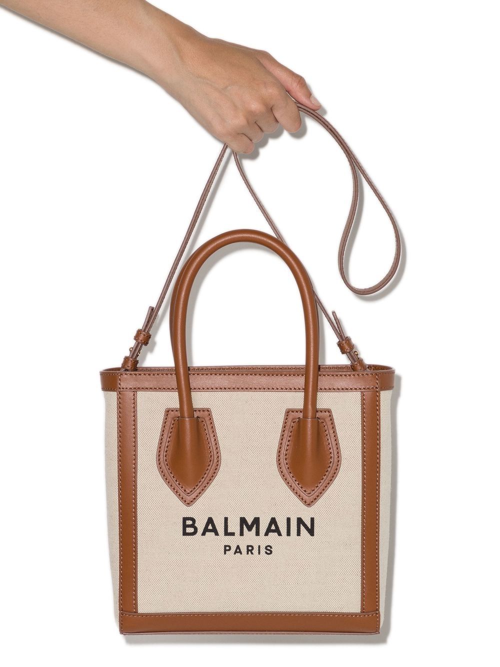 Balmain B-Army Shopper Canvas Tote Bag - Farfetch