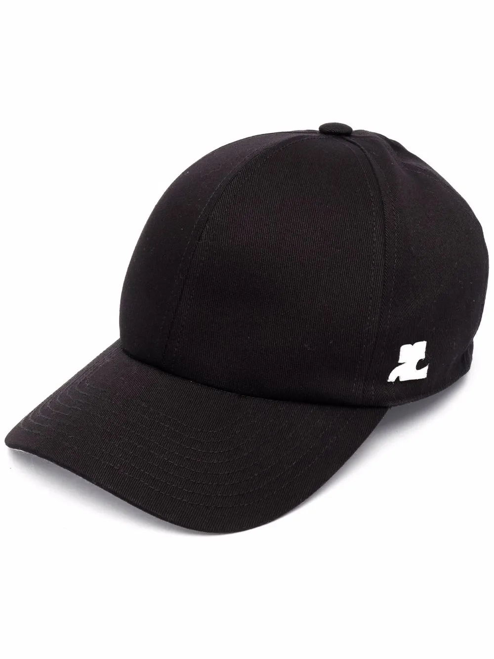 Courrèges кепка с вышитым логотипом