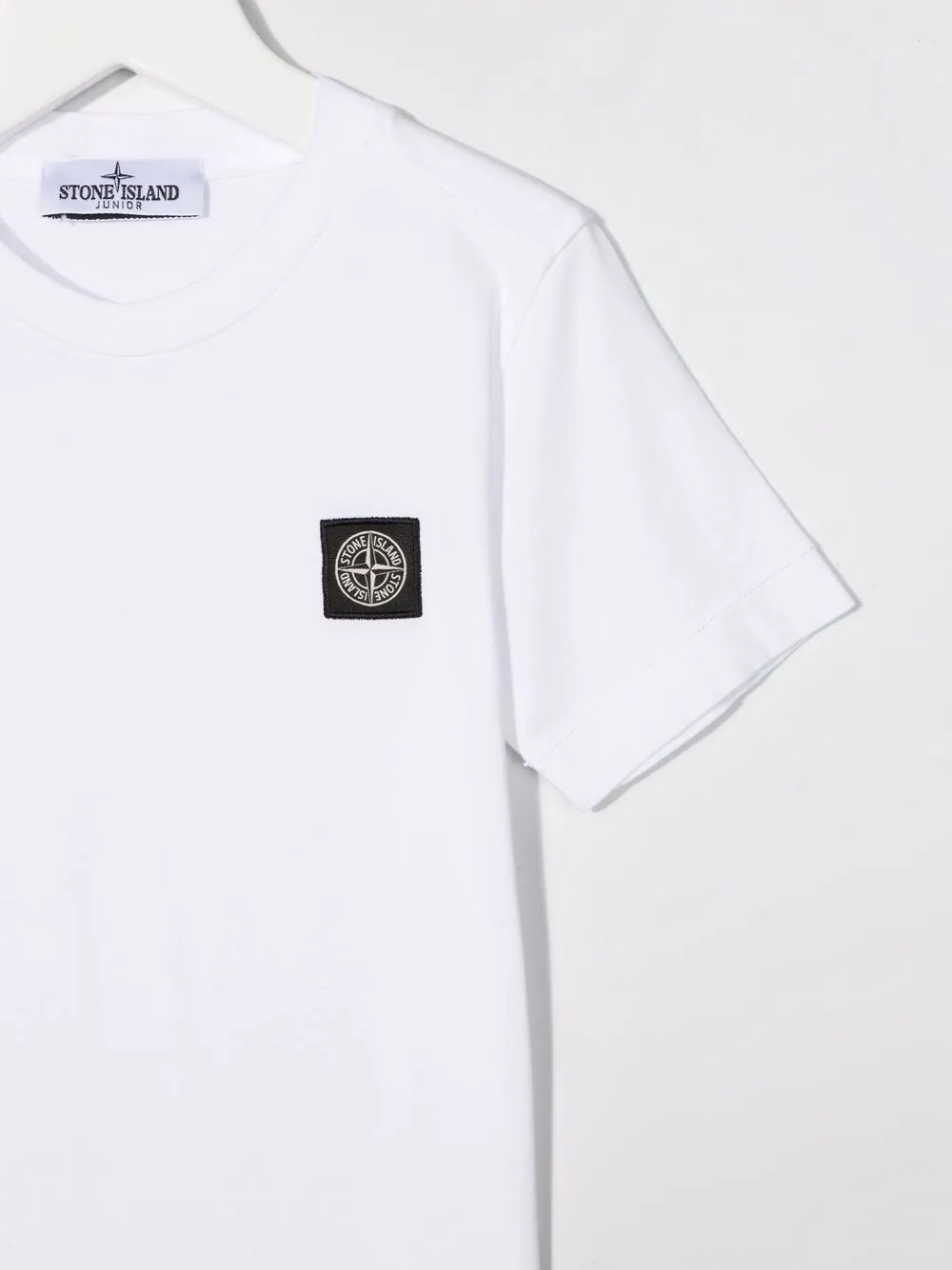 фото Stone island junior футболка с нашивкой-логотипом