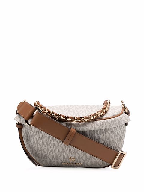 Michael Kors شنطة وسط 'سلاتر' بطبعة شعار الماركة