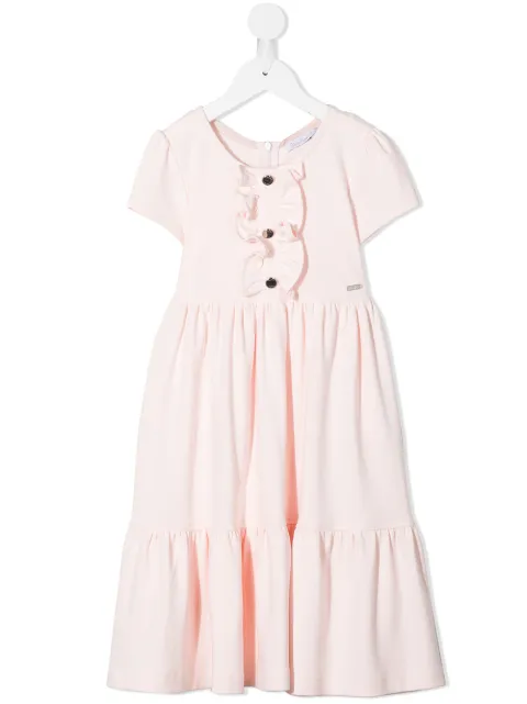 Patachou ruffle-trim smock dress