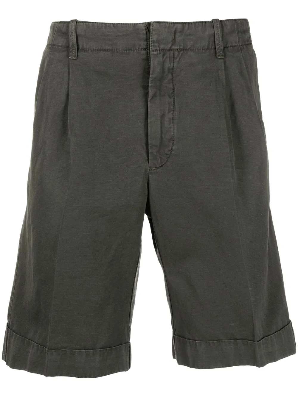 

Zegna shorts chino con dobladillo vuelto - Verde