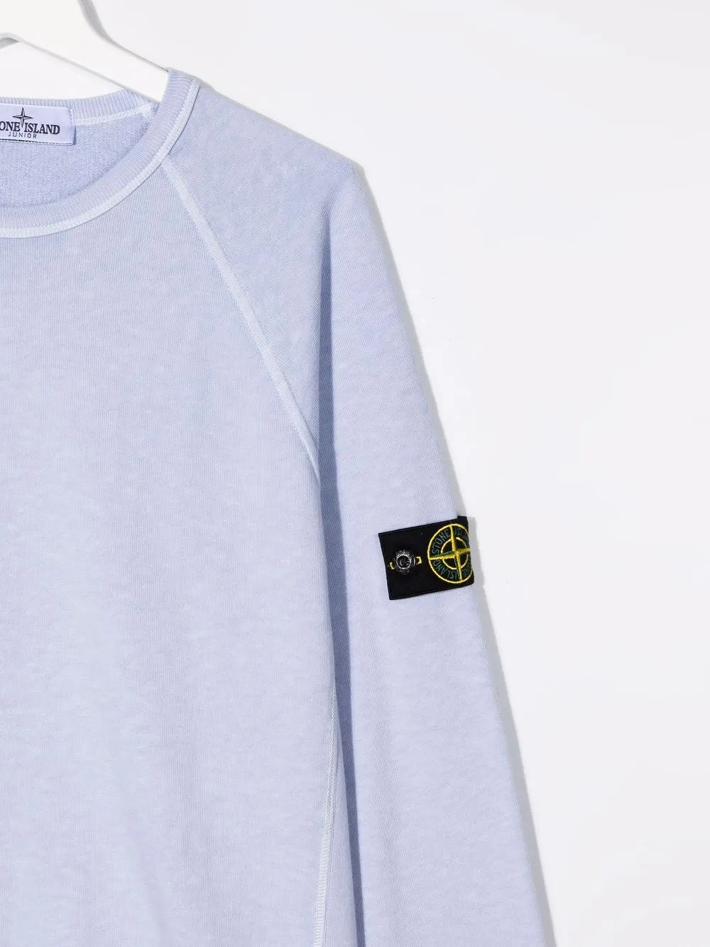 фото Stone island junior толстовка с нашивкой-логотипом