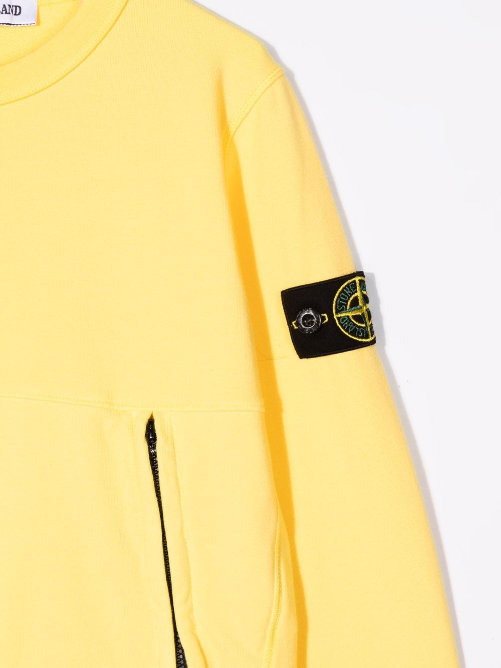 фото Stone island junior толстовка с нашивкой-логотипом