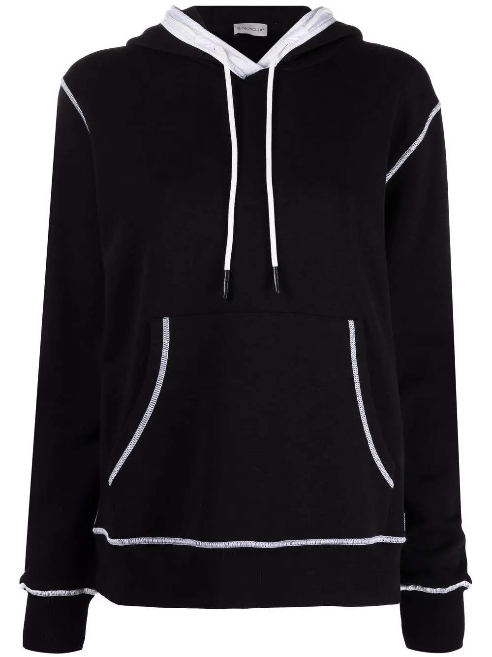

Moncler logo-patch long-sleeve hoodie - Black