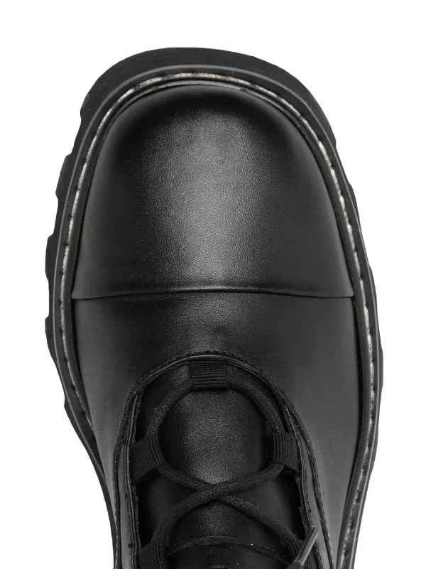 Nicholas Kirkwood Pearlogy Combat Boots | Black | FARFETCH