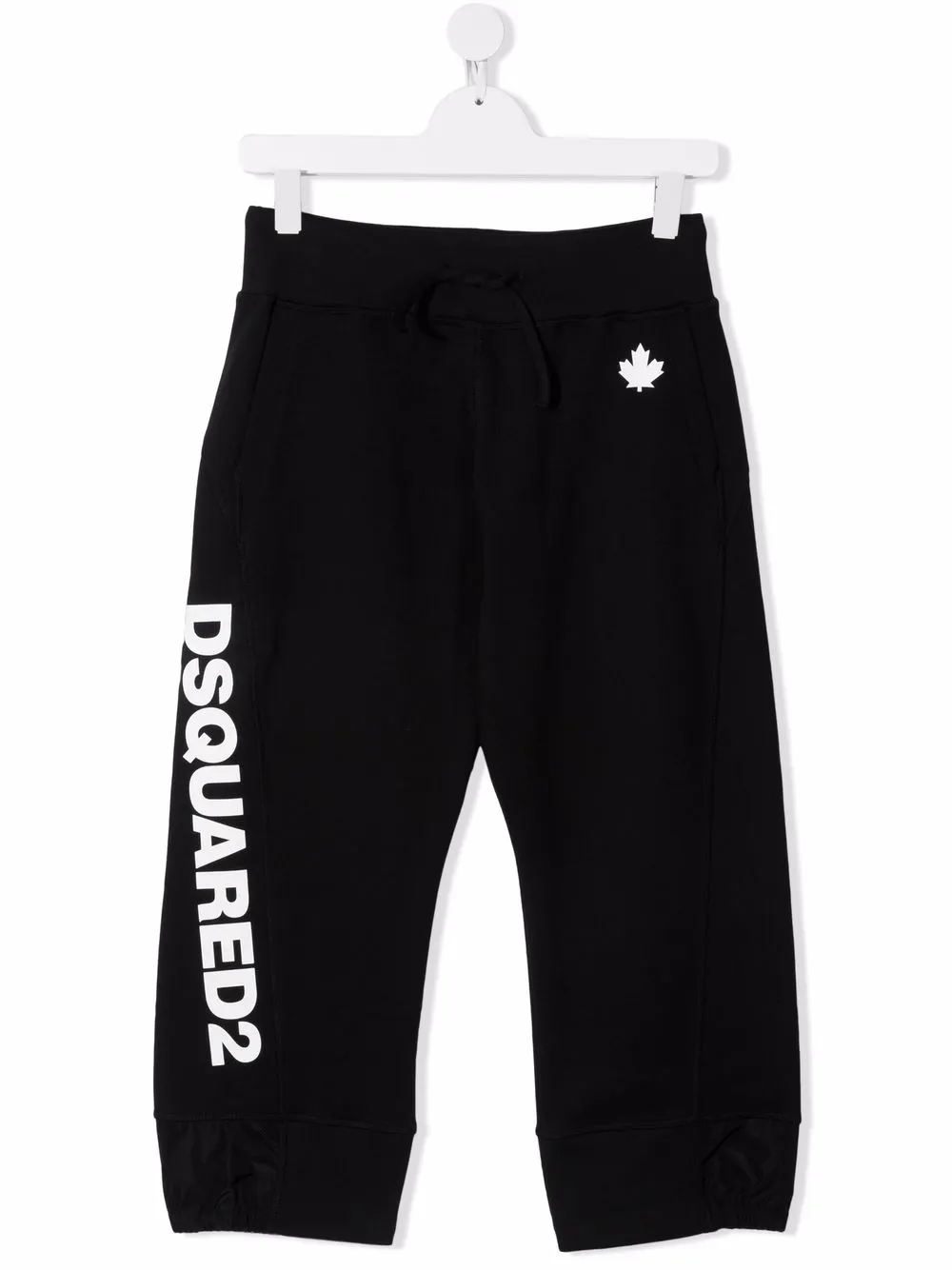 

Dsquared2 Kids TEEN logo-print cotton track pants - Black
