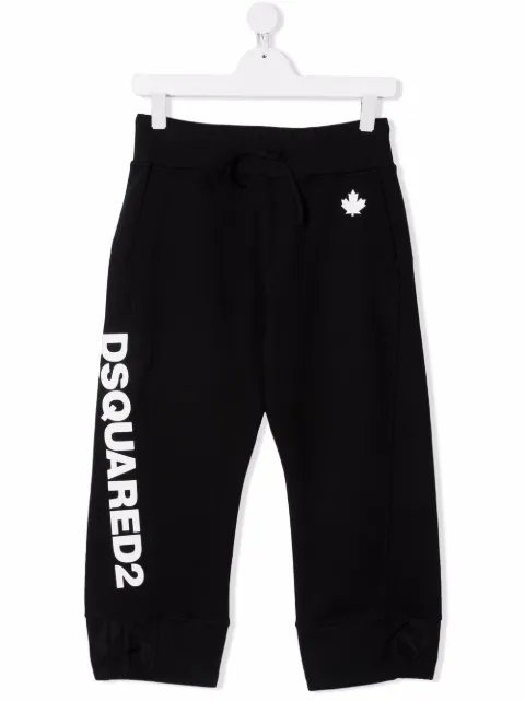 Dsquared2 Kids بنطال رياضي قطن بطبعة شعار الماركة