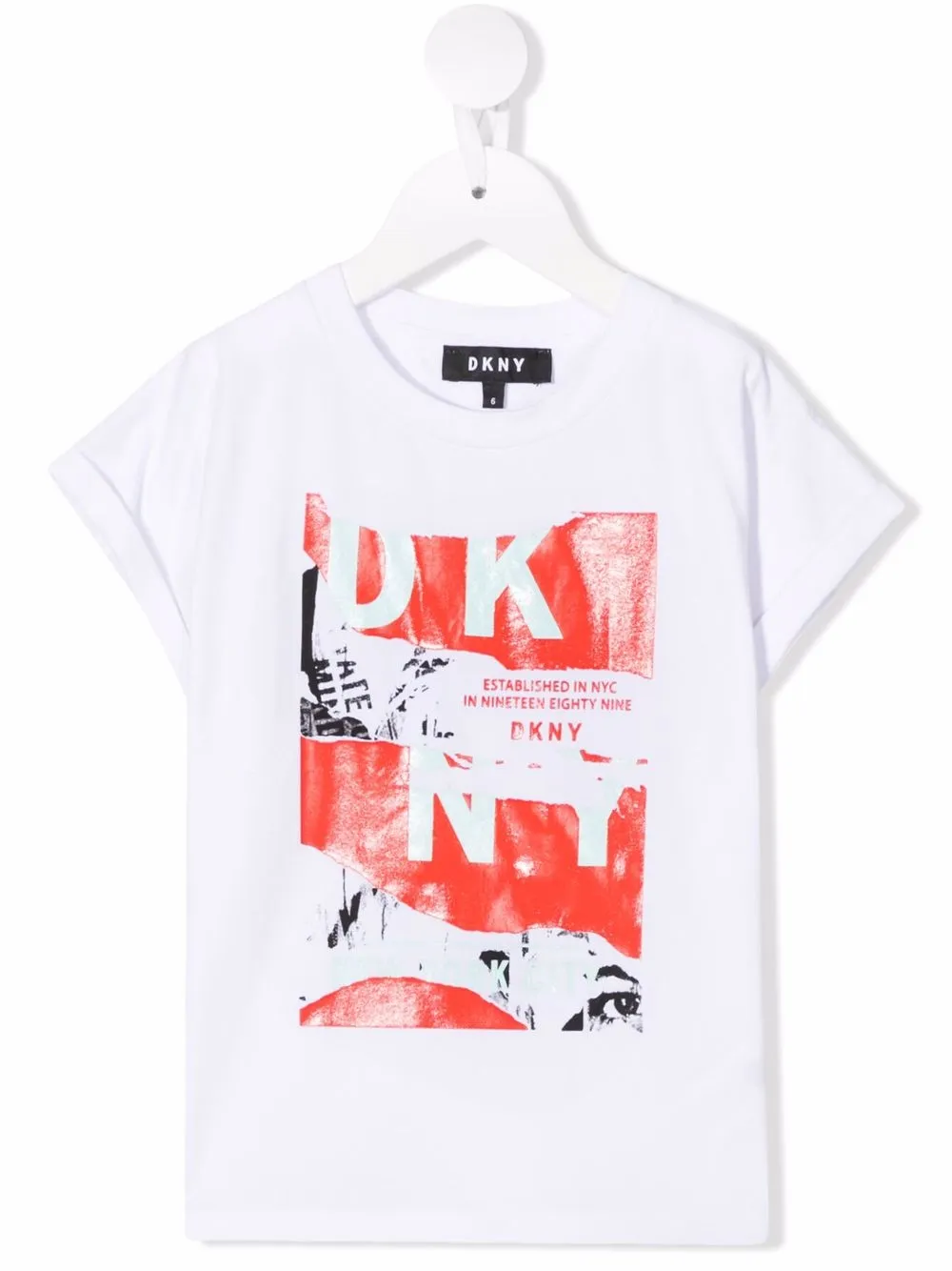 

Dkny Kids logo-print short-sleeve T-shirt - White