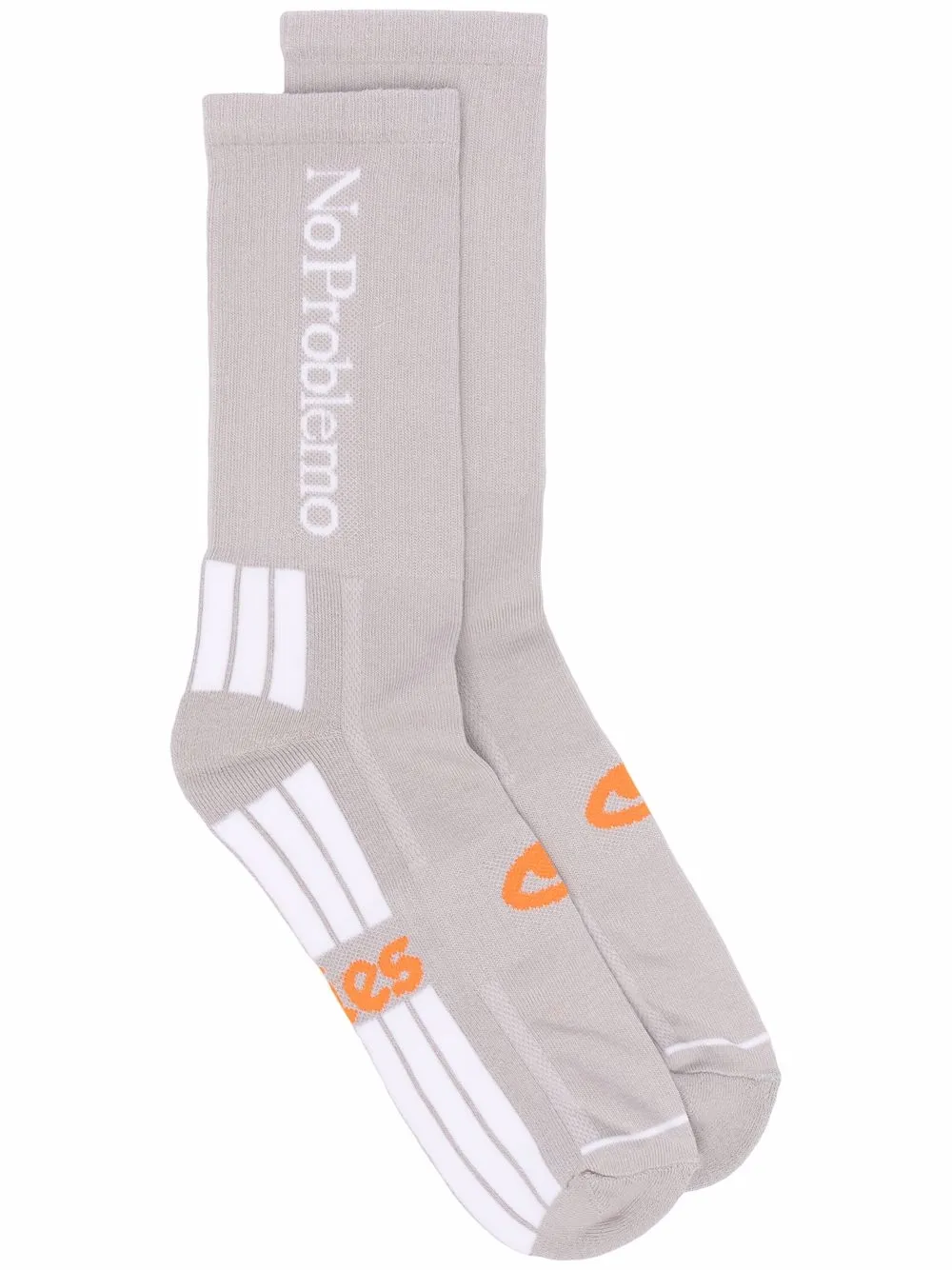 

Aries calcetines con logo bordado - Gris