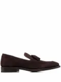Henderson Baracco almond-toe tassel detail loafers - Brown