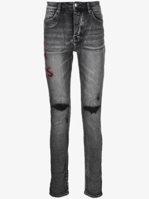 Ksubi spray-paint Van Winkle skinny jeans