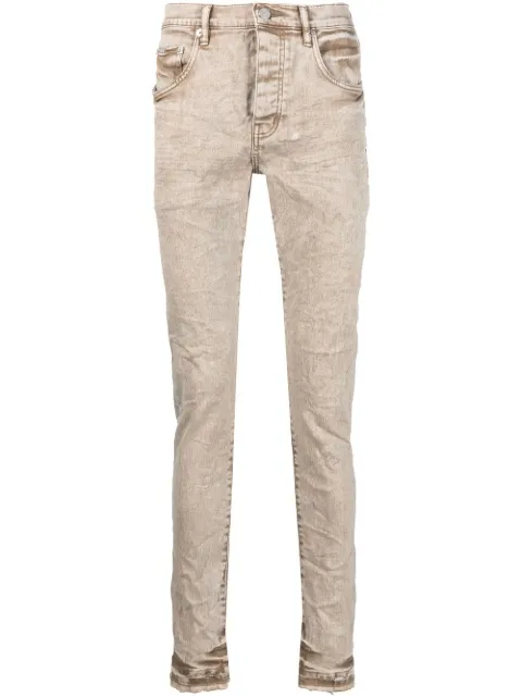 Purple Brand stretch-cotton mid-rise jeans