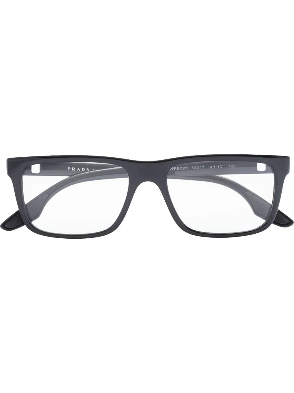 

Prada Eyewear Linea Rossa rectangular-frame glasses - Black