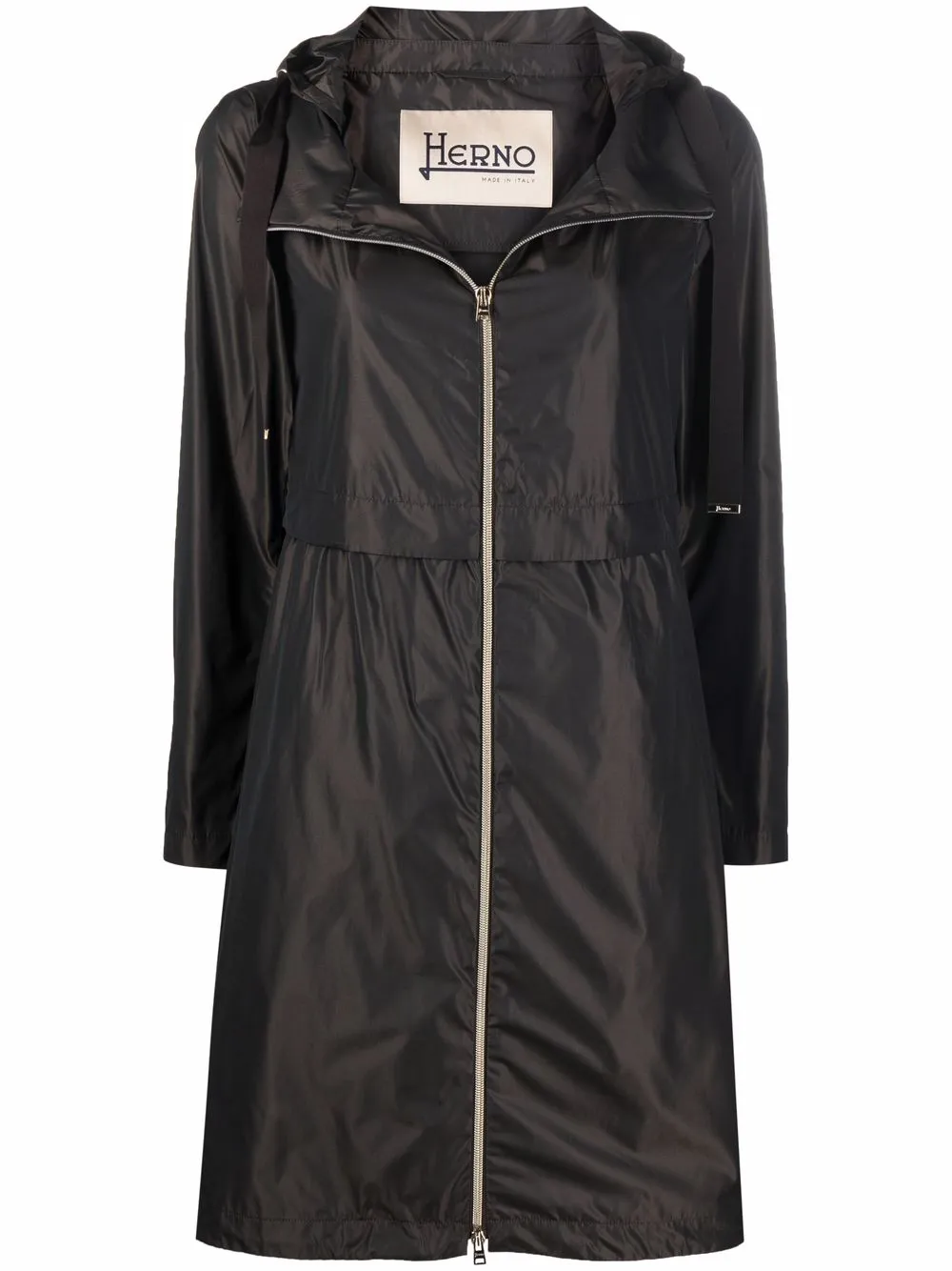 Herno Hooded Zipped Coat - Farfetch