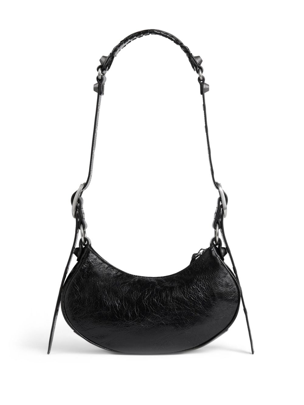 Shop Balenciaga Small Le Cagole Shoulder Bag In Black