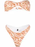 Reina Olga Katia animal-print bikini - Neutrals