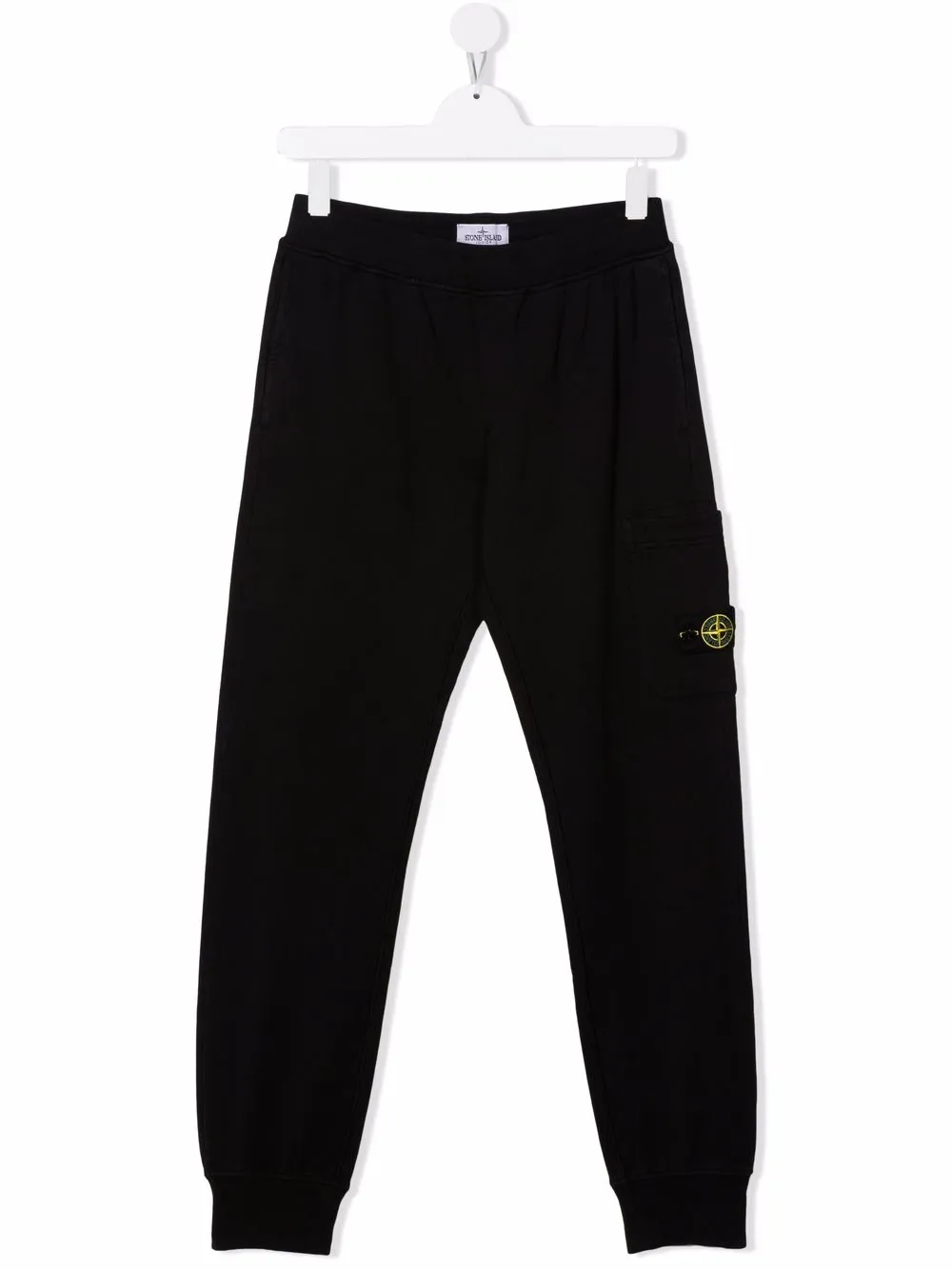 Stone Island Junior джоггеры с нашивкой-логотипом